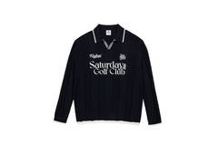 W _ (DARK NAVY) KAHLHON x VIBECADDY "Saturday Golf Club" KNIT _ 512800358