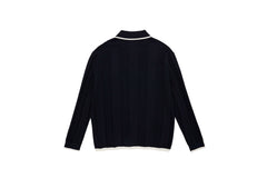 W _ (DARK NAVY) KAHLHON x VIBECADDY "Saturday Golf Club" KNIT _ 512800358