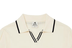 W _ (CREAM) KAHLHON x VIBECADDY "Saturday Golf Club" KNIT _512800302