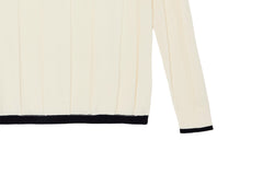 (CREAM) KAHLHON x VIBECADDY "Saturday Golf Club" KNIT _512800302