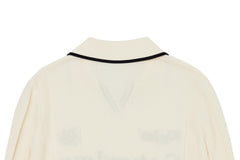 (CREAM) KAHLHON x VIBECADDY "Saturday Golf Club" KNIT _512800302