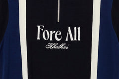 (DARK NAVY) KHALHON' x FORE.ALL SHORT-SLEEVE KNIT PULLOVER _ 512800258