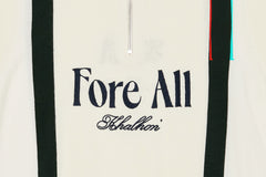 W _ (CREAM) KHALHON' x FORE.ALL SHORT-SLEEVE KNIT PULLOVER _ 512800208