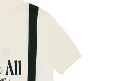 W _ (CREAM) KHALHON' x FORE.ALL SHORT-SLEEVE KNIT PULLOVER _ 512800208
