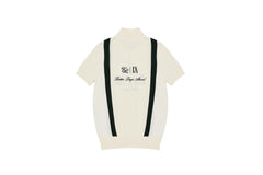 W _ (CREAM) KHALHON' x FORE.ALL SHORT-SLEEVE KNIT PULLOVER _ 512800208