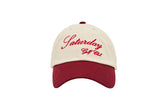 (BURGANDY)KHALHON' x VIBE CADDY LOGO BALLCAP
