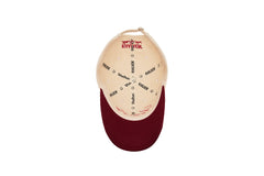 (BURGANDY)KHALHON' x VIBE CADDY LOGO BALLCAP
