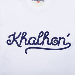 CHAIN STITCH T SHIRTS (WHITE)