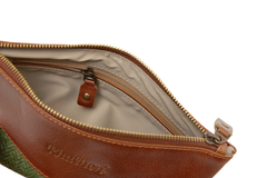 KHALHON' POUCH MIXED _ BROWN & GREEN