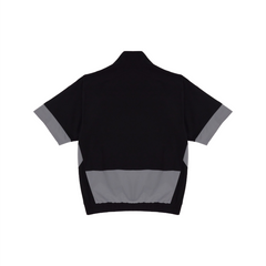 (BLACK) KHALHON x ASHER ZIP-COLLAR POLO SHIRT JACKET