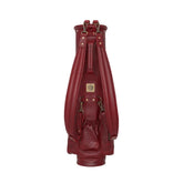 (BURGUNDY) GOLDEN SOUL GOLF X KHALHON' GOLF BAG