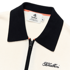 ZIP CALLAR SWEATER (BLACK)