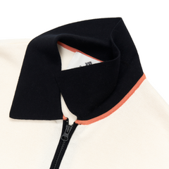 ZIP CALLAR SWEATER (BLACK)