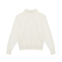HALF ZIP-UP KNIT TOP