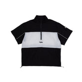 W_ (BLACK) COLOR-BLOCK HALF-ZIP WINDBREAKER _511100599