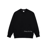 W _ (Black)"Club Division" Structured Sweatshirt(2700299)