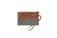 KHALHON' POUCH MIXED _ BROWN & DOT