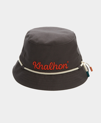 LOGO BUCKET HAT (ZET BLACK)