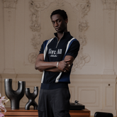 (DARK NAVY) KHALHON' x FORE.ALL SHORT-SLEEVE KNIT PULLOVER _ 512800258