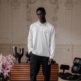 (OFF-WHITE) KHALHON' PREMIUM LS HYBRID POLO _ 512500402
