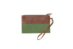 KHALHON' POUCH MIXED _ BROWN & GREEN