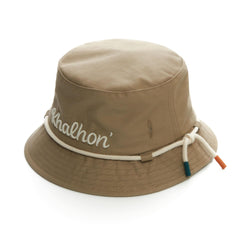 LOGO BUCKET HAT (BEIGE)