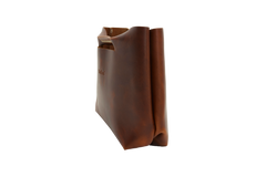 KHALHON' GOLF HANDBAG _ CHOCOLATE BROWN