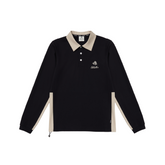(BLACK) KHALHON' PREMIUM LS HYBRID POLO _512500499