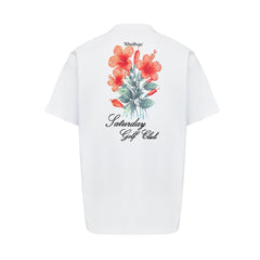 M _ (WHITE)Hibiscus Graphic T-shirt (6126002)