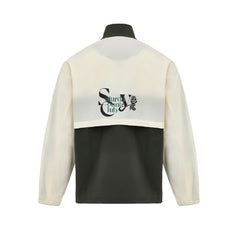 M _ (CREAM)The Varsity Block Windbreaker(6111003)