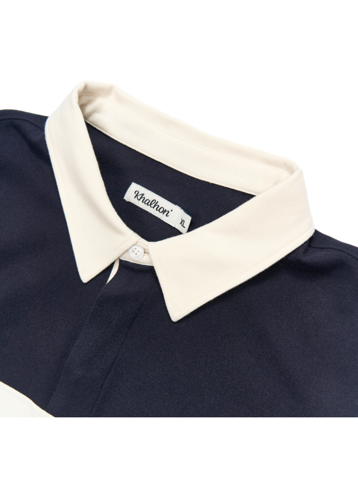 SUÉTER DE CUELLO ALTO DE RAYAS_M (AZUL CLARO)