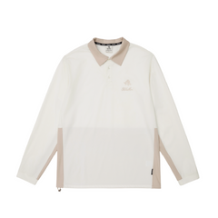 W_ (OFF-WHITE) KHALHON' PREMIUM LS HYBRID POLO  _ 512500402