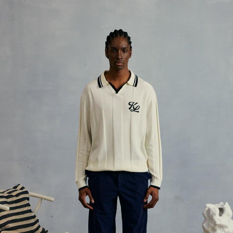 M _ (Ivory)Prepcode Knit Polo(532800105)