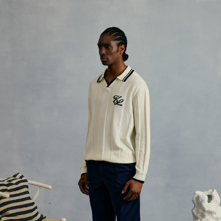M _ (Ivory)Prepcode Knit Polo(532800105)