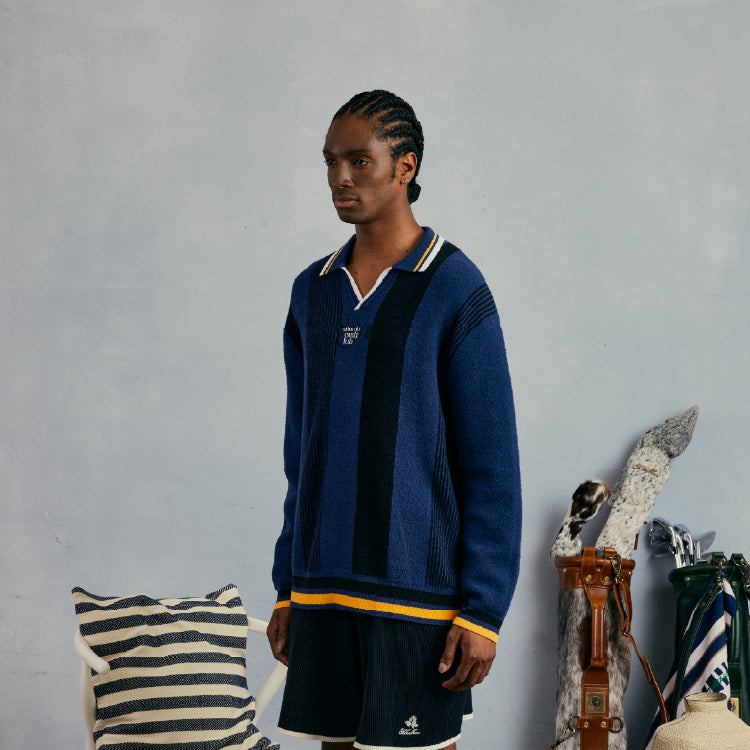 M _ (Navy)Varsity Loop Polo(512800259)