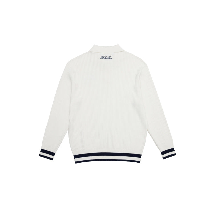 W _ (White)Prepwave Knit Polo(532800402)