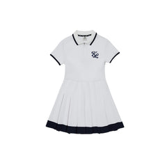 W _ (White)Contour Pleated Dress(534000202)