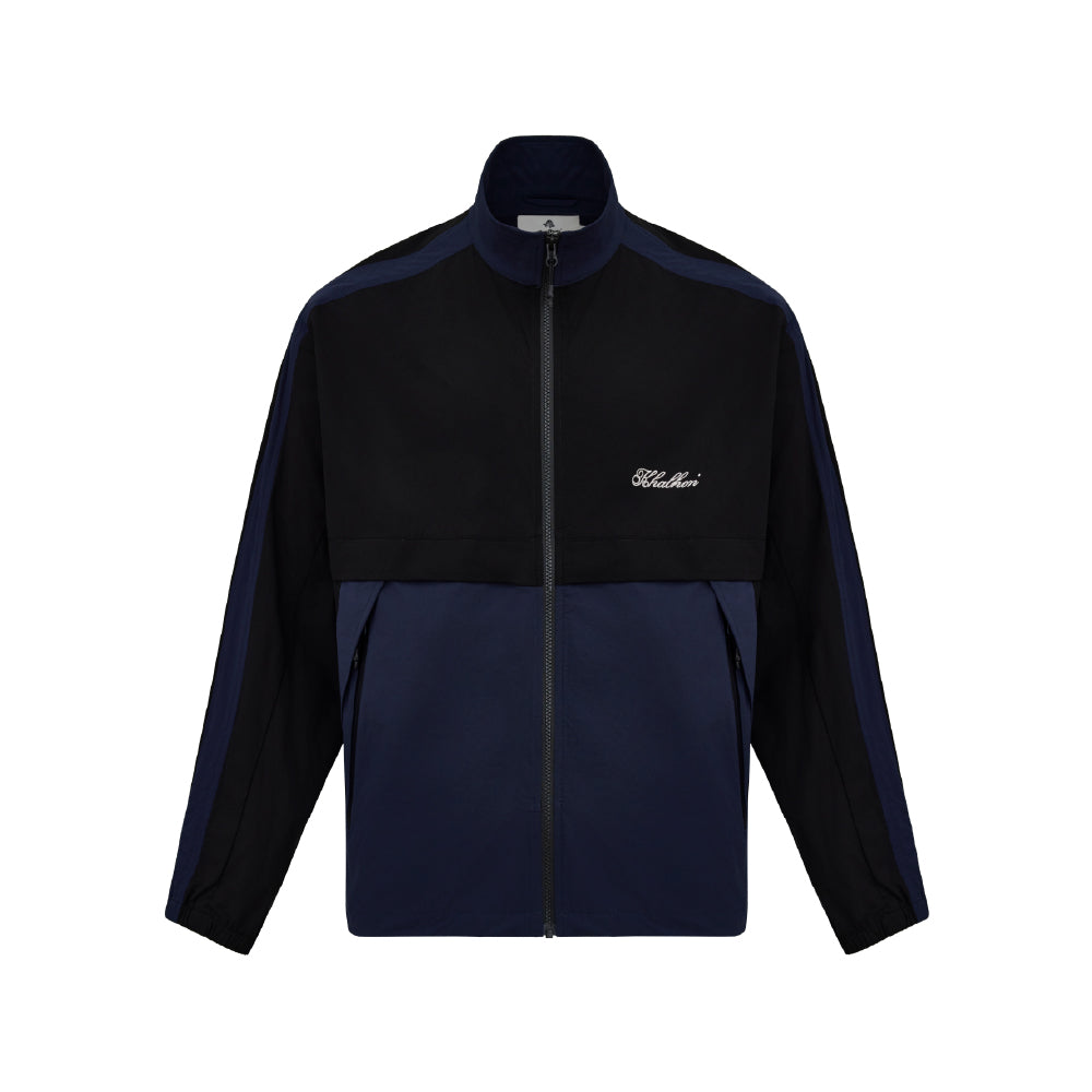 W _ (DARK NAVY) The Varsity Block Windbreaker (6111003)
