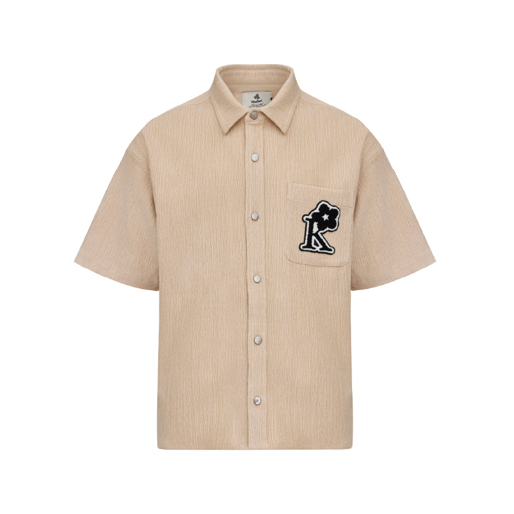 M _ (BEIGE) SGC Corduroy Stretch Shirt (6120001)