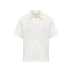 M _ (WHITE) Needle Emblem Soft PIQUÉ Polo (6125004)