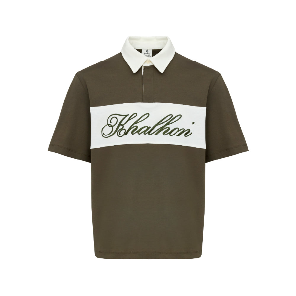 W _ (KHAKI)Gallery Tape Polo (6125005)