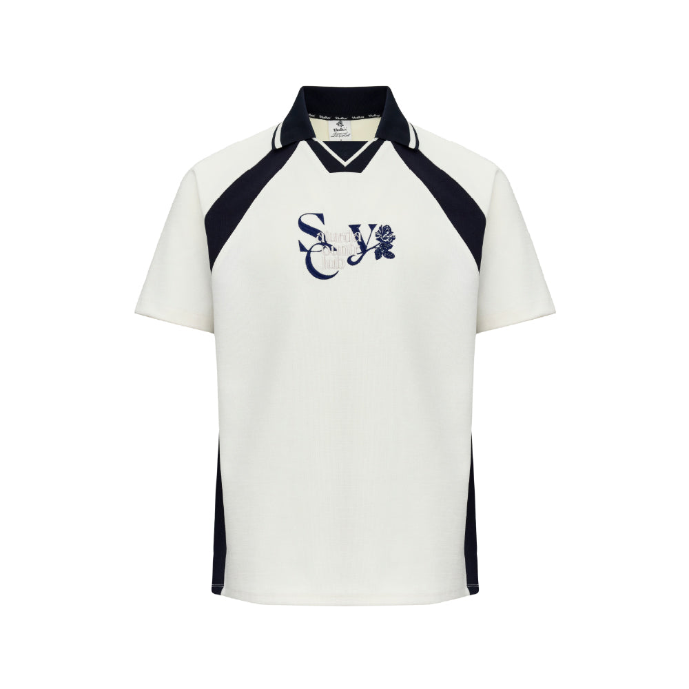M _ (WHITE)Varsity Panel Polo SS (6127001)