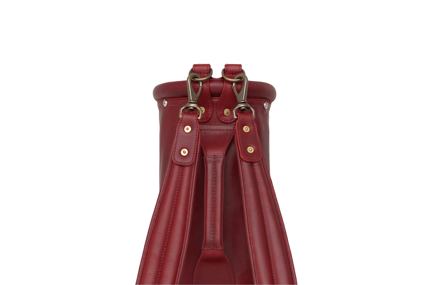 (BURGUNDY) GOLDEN SOUL GOLF X KHALHON' GOLF BAG