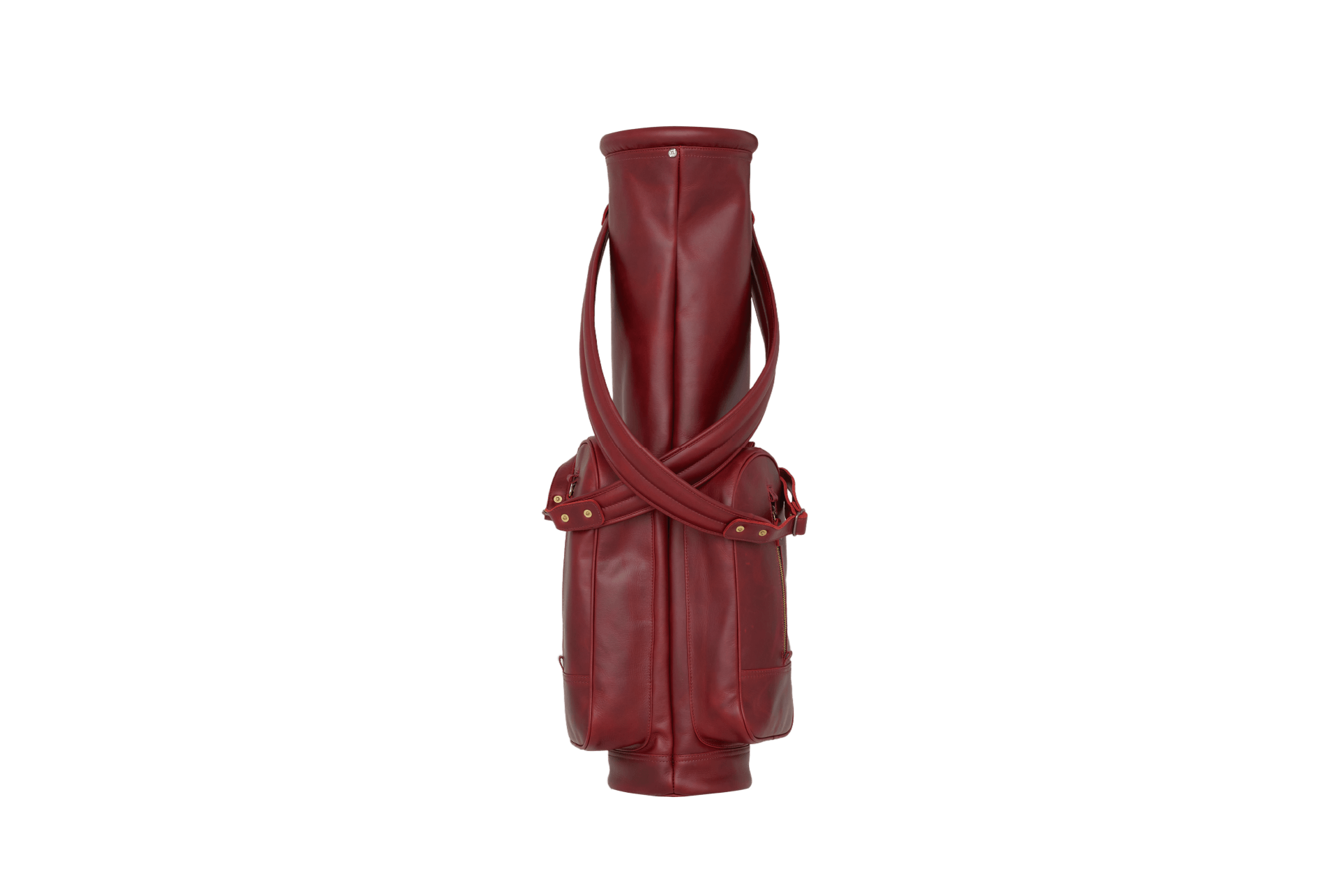 (BURGUNDY) GOLDEN SOUL GOLF X KHALHON' GOLF BAG