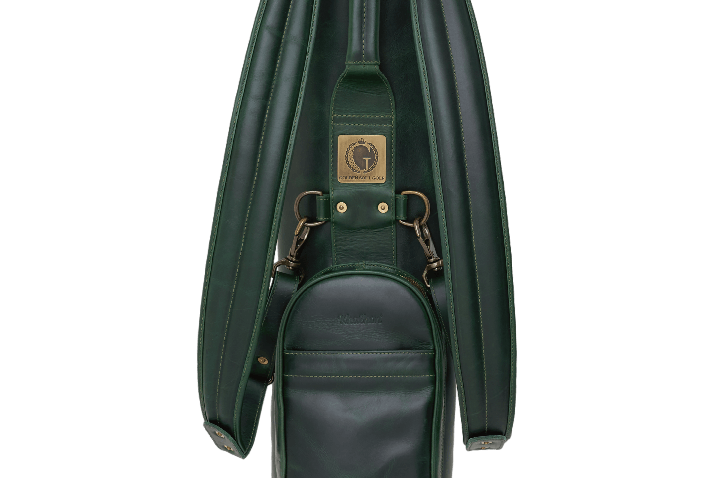 (DARK GREEN) GOLDEN SOUL GOLF X KHALHON' GOLF BAG