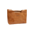 KHALHON' GOLF HANDBAG _ CHESTNUT BROWN