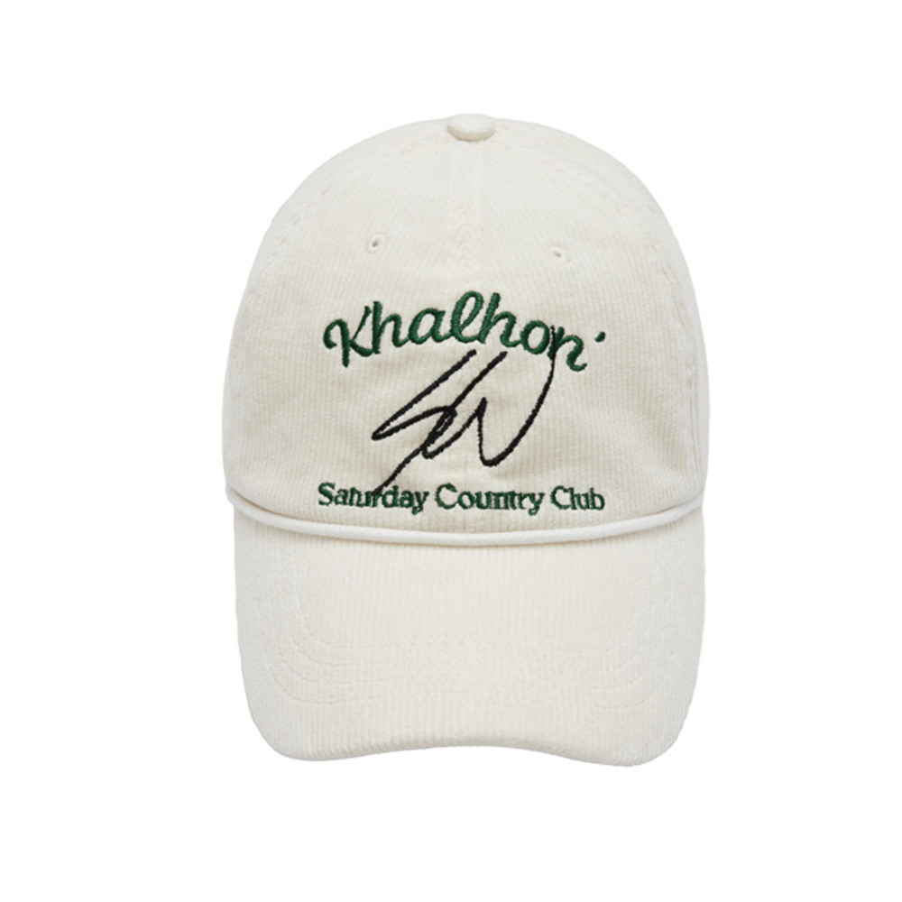 Corduroy Stretch Ball Cap by SW