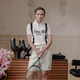 W _ (CREAM) KHALHON' x FORE.ALL SHORT-SLEEVE KNIT PULLOVER _ 512800208