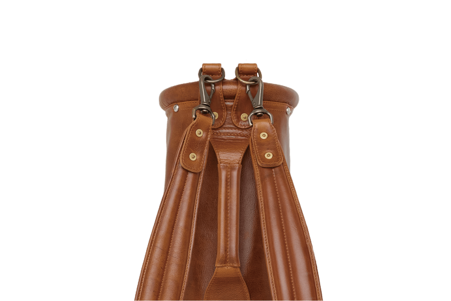 (BROWN) GOLDEN SOUL GOLF X KHALHON' GOLF BAG
