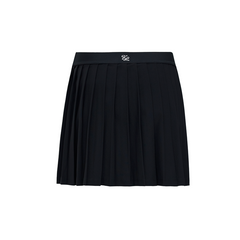 W _ (BLACK) Heritage Slit Pleated Skirt (6133003)